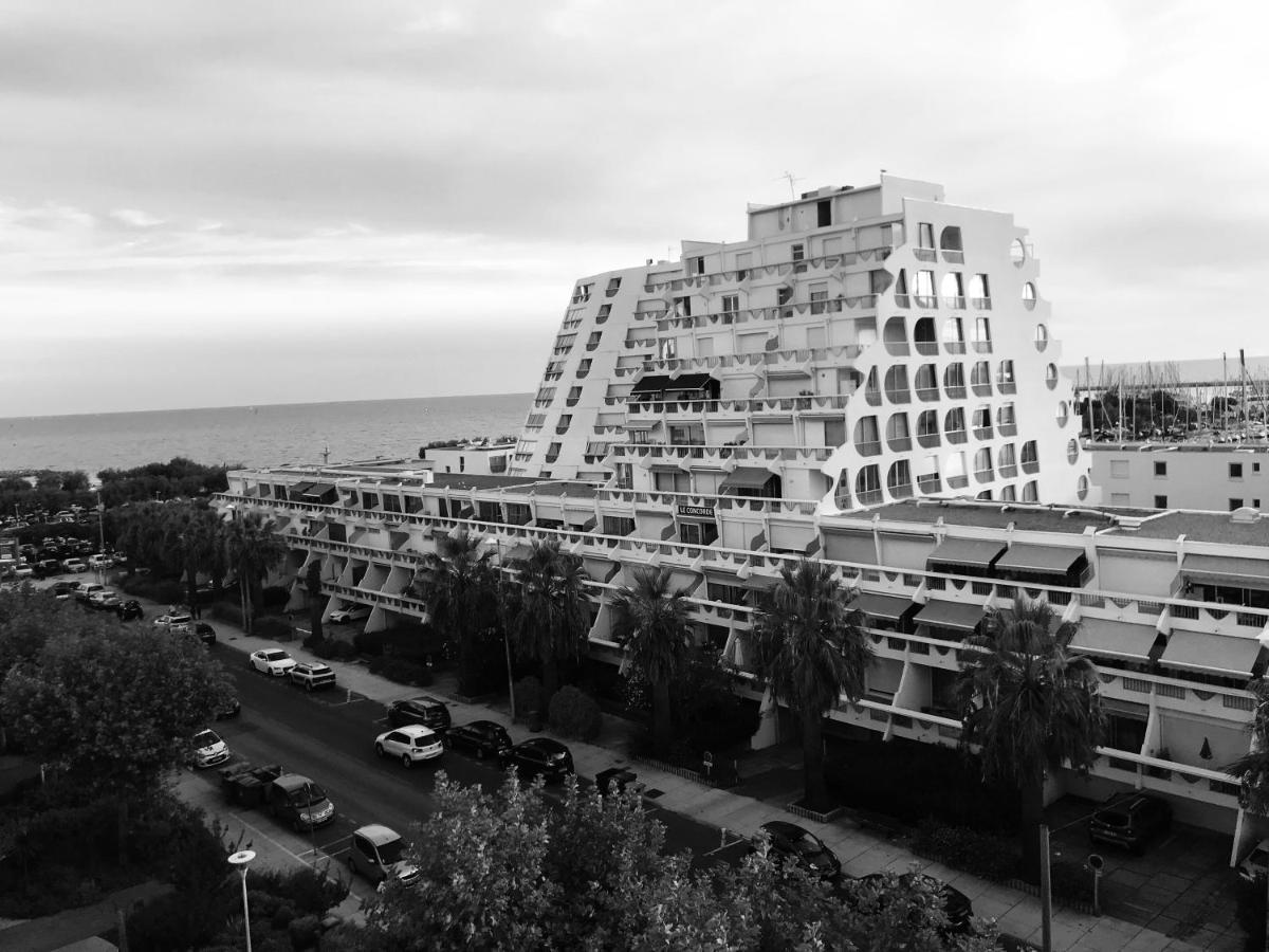 Studio 2-3 Pers Parking Clim Vue Port Et Mer Ла-Гранд-Мот Экстерьер фото