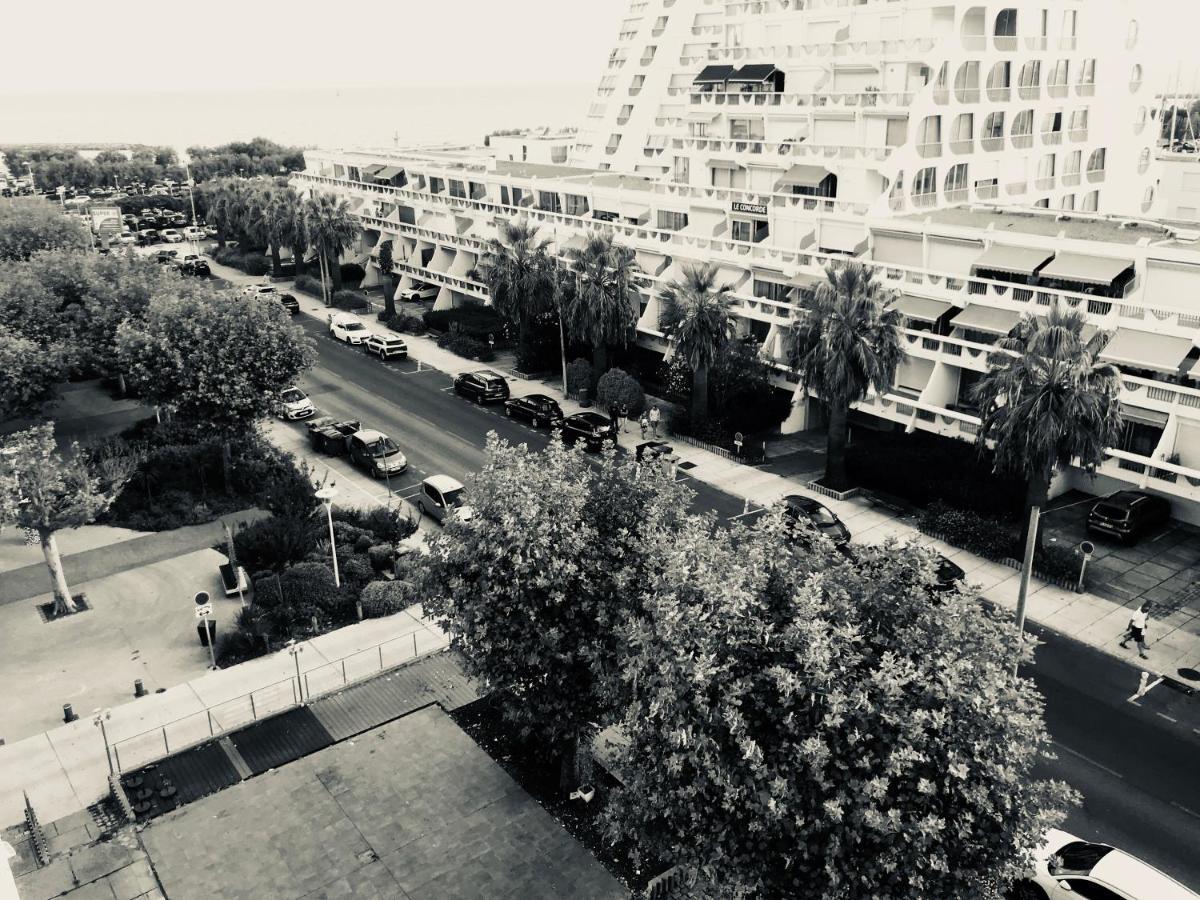 Studio 2-3 Pers Parking Clim Vue Port Et Mer Ла-Гранд-Мот Экстерьер фото