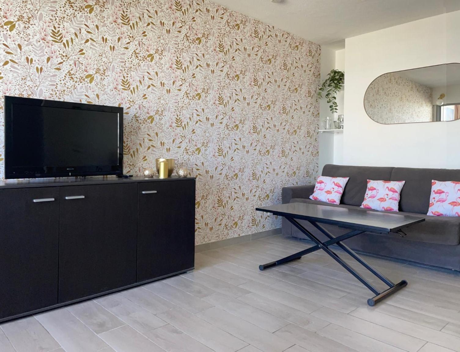 Studio 2-3 Pers Parking Clim Vue Port Et Mer Ла-Гранд-Мот Экстерьер фото
